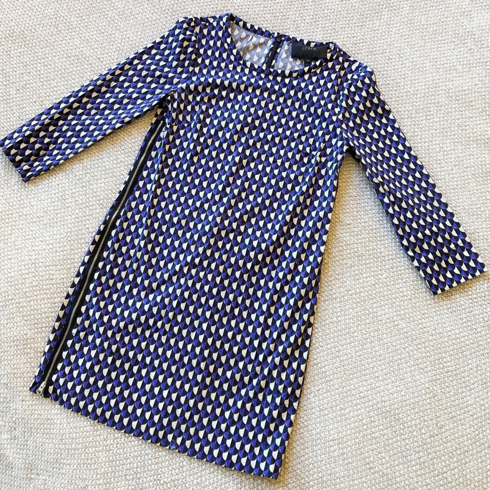 J Crew patterned dress